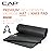 CAP Barbell Yoga Mat 1/2 Thick with Carrying Strap & Knee Pad - High Density Exercise Mat for Yoga, Pilates, Stretching, Floor & Fitness Workouts - 71\'\'x24\'\'x1/2 | Black