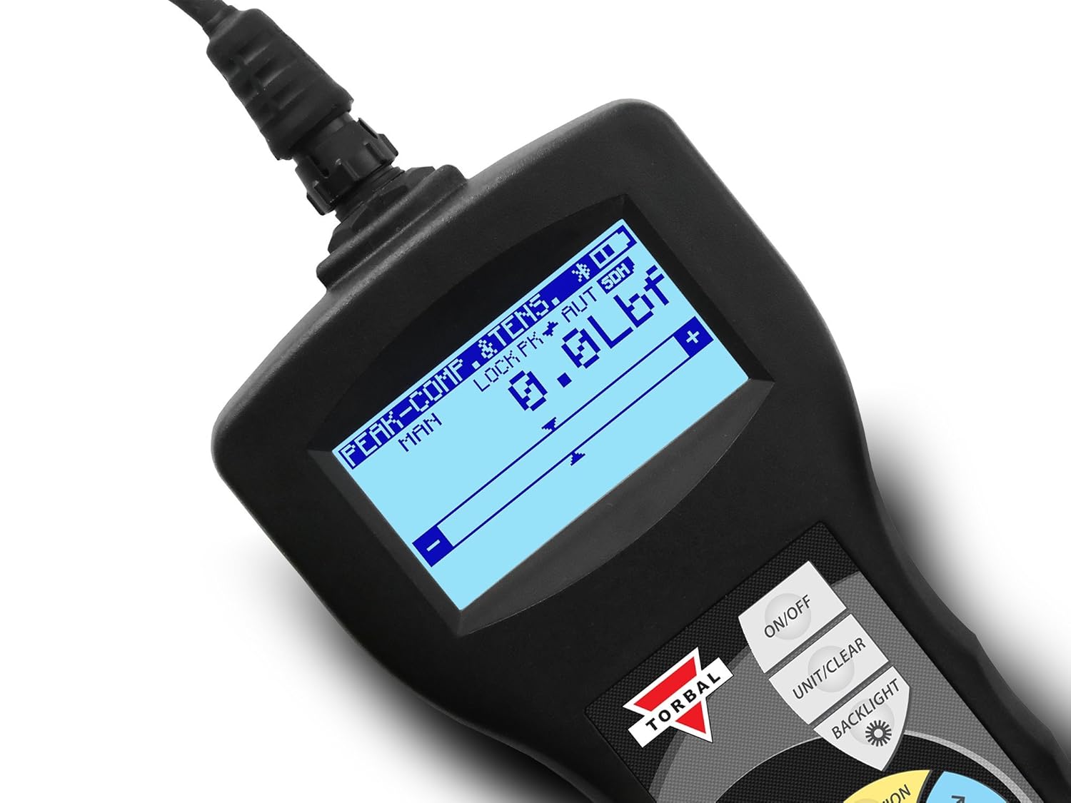 FC5k Professional Force Gauge with NIST Traceable Certificate, 1,000lbf x 0.2lbf, Tension and Compression, Built-in Wireless, USB, microSD
