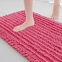 Vista 81 de FLOLEOPA Alfombras de baño de microfibra suave y esponjosa, tapetes de baño absorbentes, antideslizantes, lavables a máquina y de secado rápido