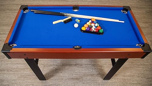 Miniatura 9 de Hathaway BG1131M Triad - Mesa de juego múltiple 3 en 1 de 48 pulgadas con piscina, hockey deslizante y tenis de mesa para salas de juegos