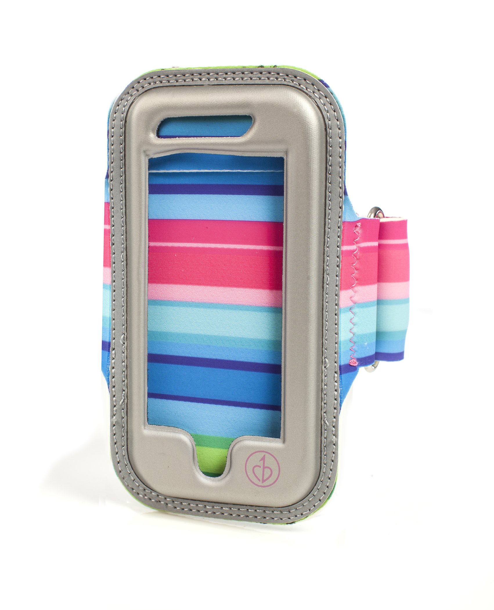Chic Buds iPhone 5 Armband with Open Screen Access (Fiesta Stripe)
