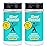Aunt Fannie\'s Carpet Refresher & Deodorizer Powder, Multi-Purpose Rug, Carpet, and Upholstery Odor Eliminator for Homes with Cats and Dogs, Bright Lemon Scent, 16 Oz (Pack of 2)