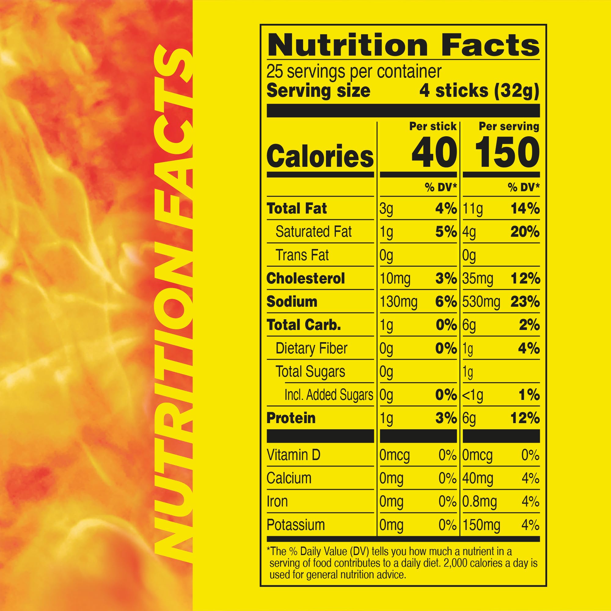 Slim Jim Smoked Meat Sticks Original Flavor 6g Protein Per Serving Snack Size 0 28 oz 100 Count — view 2