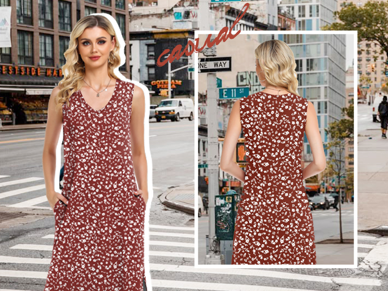 Patrón De Vestido Sin Mangas Con Cuello En V, Proyecto De Costura