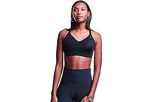 Racerback Sports Bra: Ultimate Support with Easy Back Clasp