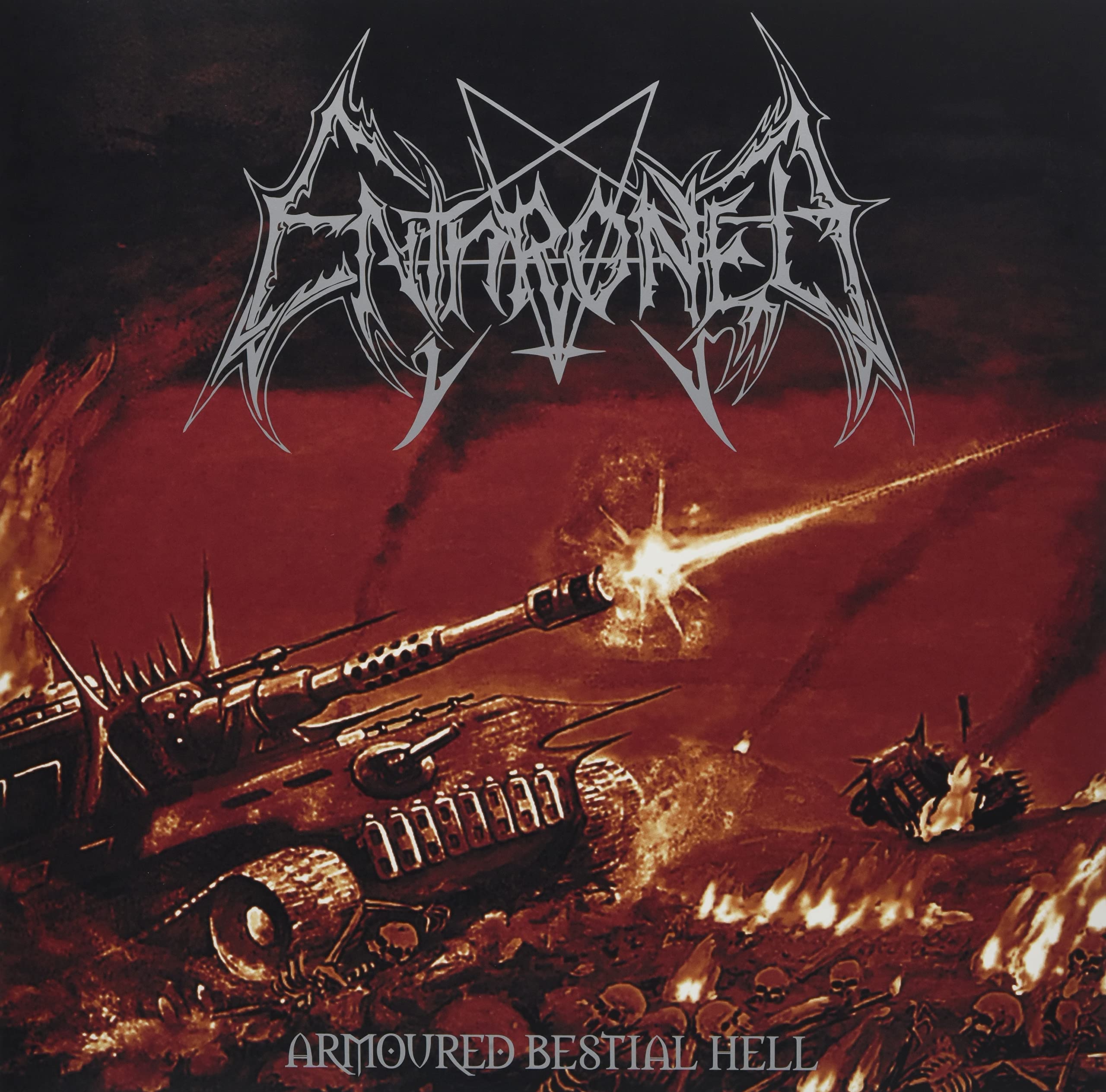 Armoured Bestial Hell (Clear W/ Red, Orange & White Splatter Vinyl) [VINYL]