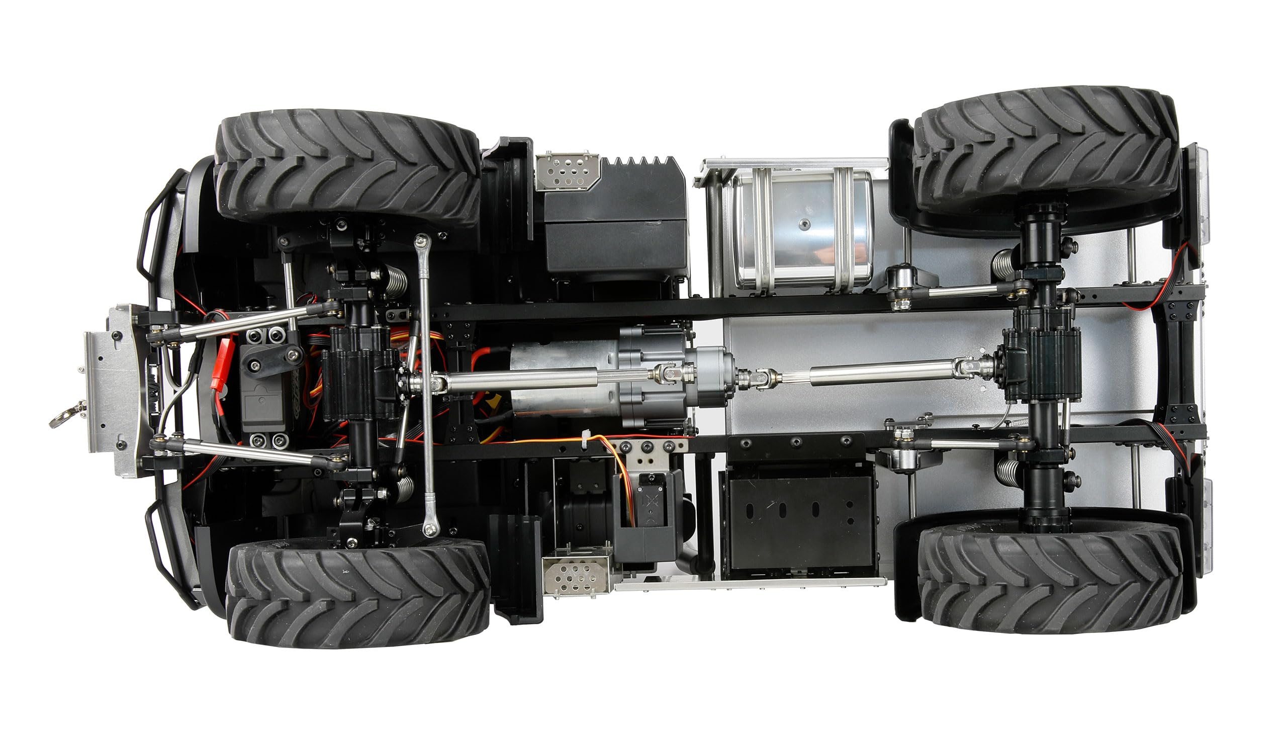Amewi Mercedes-Benz Unimog Geräteträger 4WD 1:10 ARTR anthrazit RC ferngesteuert Lizenz Fahrzeug