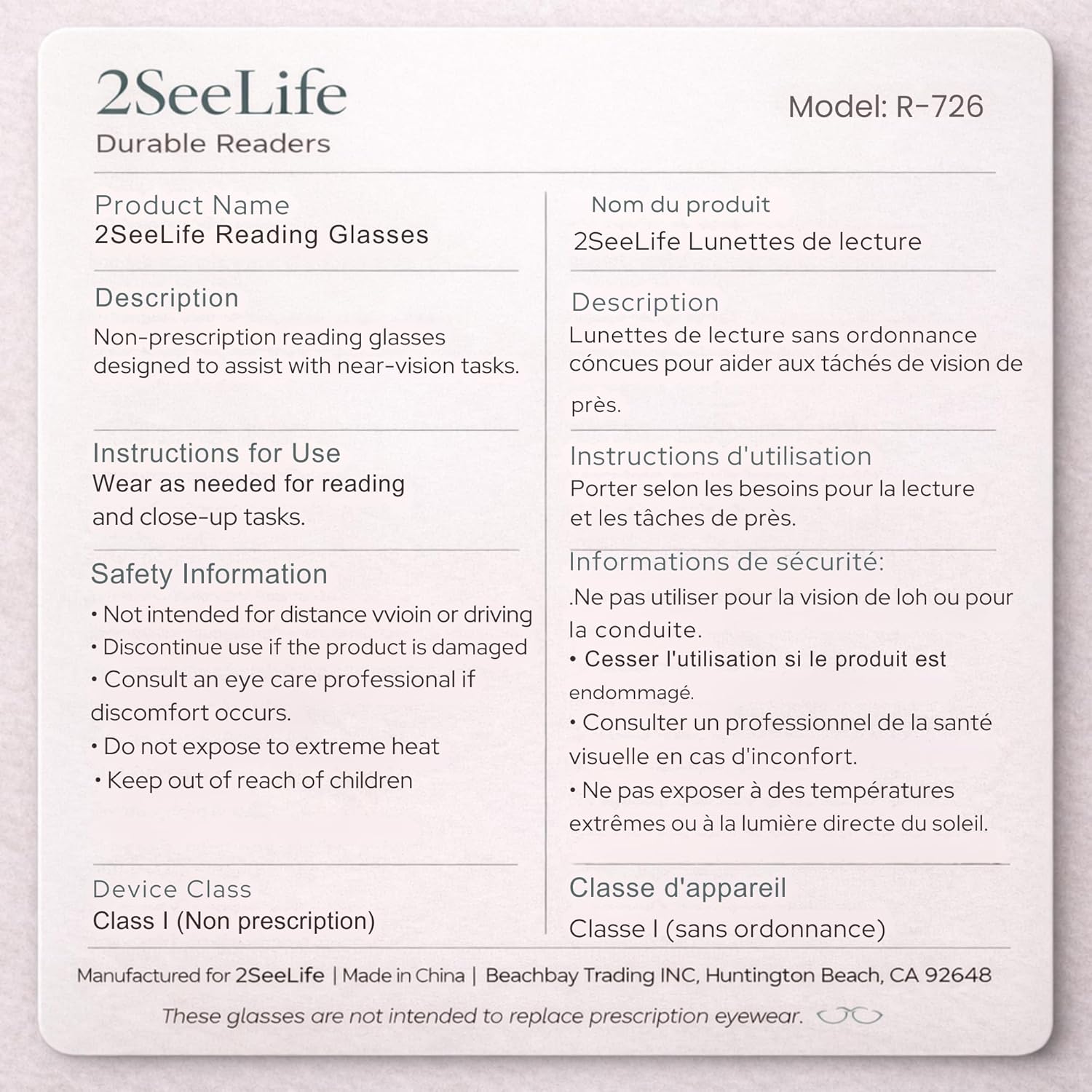 2SeeLife Small Round Reading Glasses for Men & Women – Narrow-Medium Fit, Sturdy Frame, Spring Hinges, Premium Retro Readers, Black, +1.50