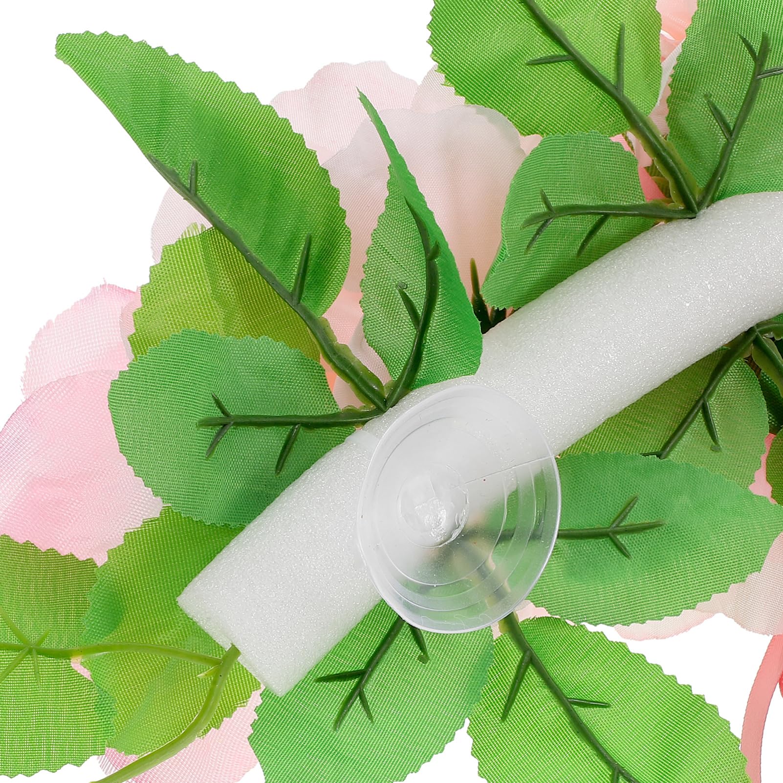 Mobestech Blumenschmuck für Hochzeitsauto Satz mit Seidenblumen Einfache Montage Farbbeständig für Brautpartys und Fahrzeugdekoration