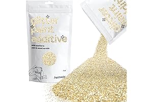 Hemway Champagne Gold Super 4k Magic Fluid Glitter Crystals for Paint - 100g, 3.5oz