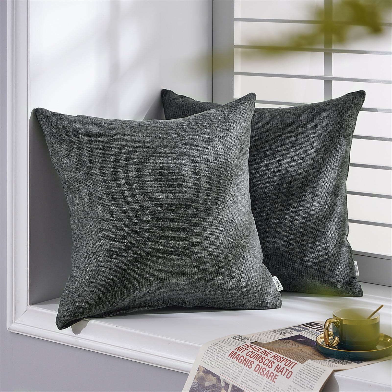 Topfinel Federe per Cuscini Arredo Divano Copricuscini 40x40cm