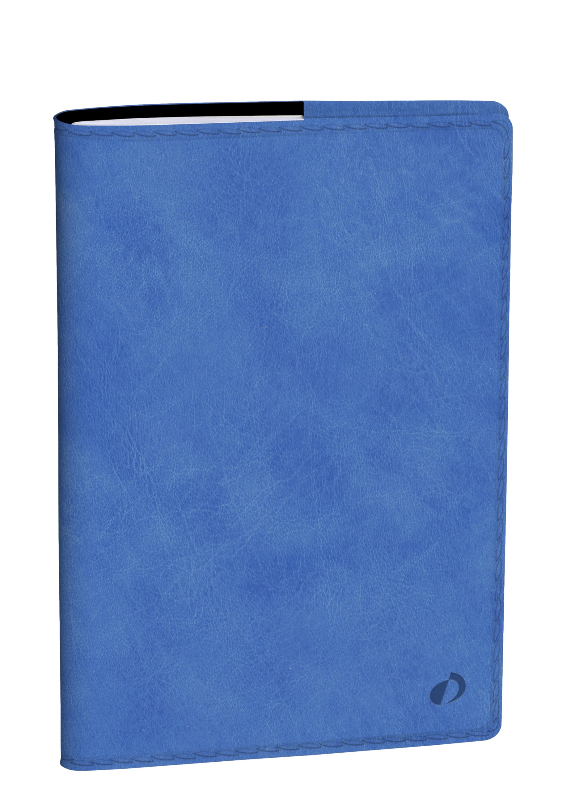 Quo Vadis 024382Q Agenda PRENOTE Lingua Italiana Anno 2027 Colore Blu Cobalto Formato A4 21x29;7 cm Settimanale 13 Mesi Dic-Dic Carta Bianca con rubrica Copertina Amovibile Sintetico Bergame