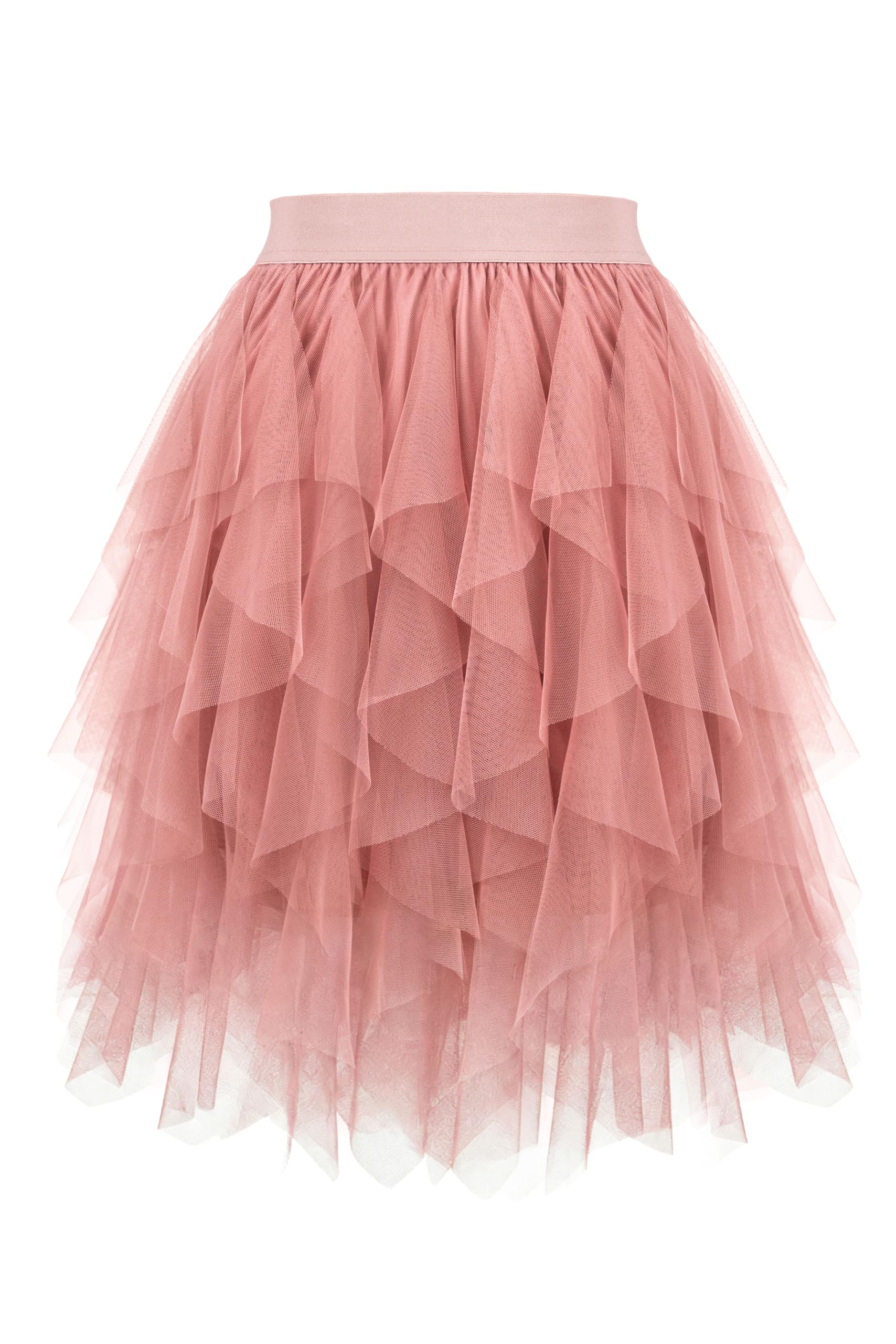 Dressever Damen Tüllrock A-Linie Feenrock Tüll Ballett Tutu Röcke Freizeitrock Karneval Party Rock