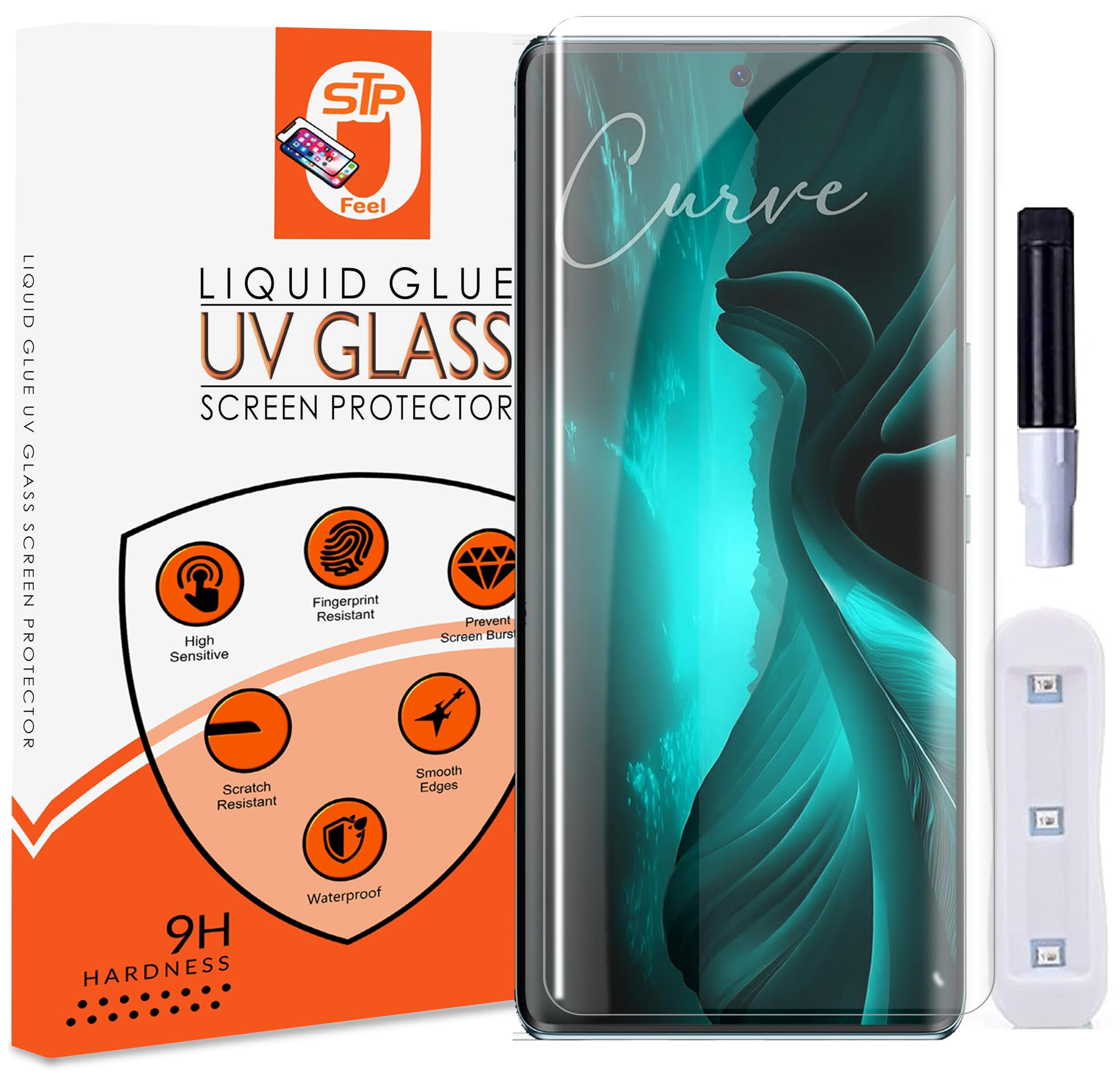 Stp Feel Premium Uv Tempered Glass Screen Protector For Lava Blaze Curve 5G, Cellphone (6.78 Inch, Pack Of 1) Full Adhesive Uv Curved Case Hd Clarity With Easy Installation Kit (B0CXN2PQ4N) Amazon Price History, Amazon Price Tracker