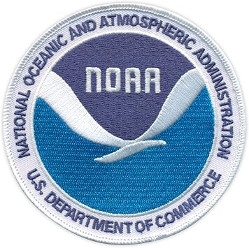 NOAA National Oceanic and Atmospheric Administration - Sew On Back - Patch/Badge/Embroidered Badge
