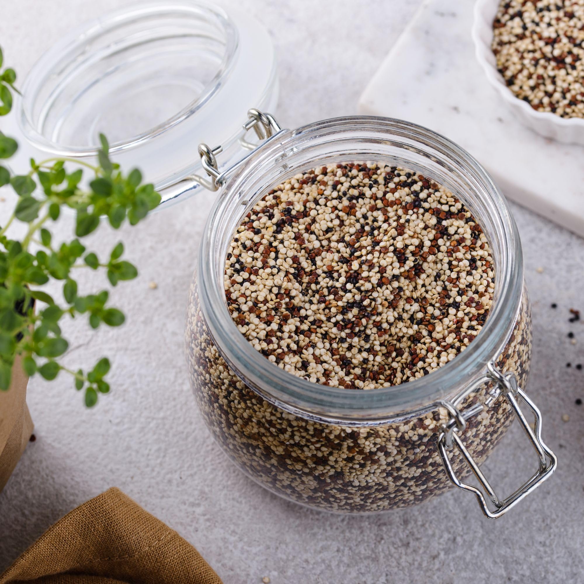 Alpi Nature Ekologiczna Komosa Ryżowa Trójkolorowa 500g, Czerwona, Biała i Czarna Komosa Ryżowa