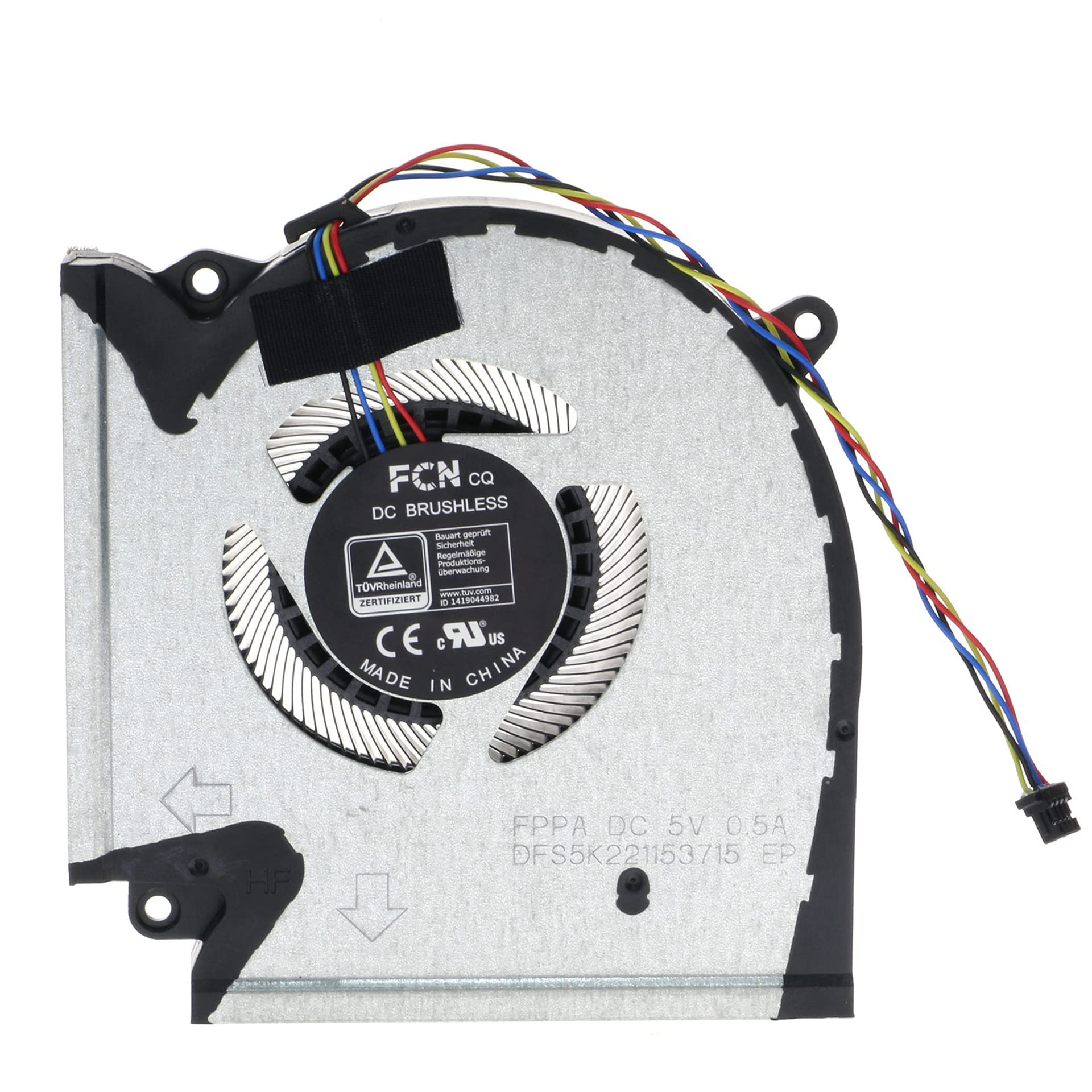 Ventilateur de refroidissement CPU et GPU pour ASUS ROG Strix G15 G512IC G513IC G513IE G513IH G513QC G513QE G512IC G513IC G513IE G513IH G513QC G513QE FPPA FNAC DFS5FS513AC K2211 53715