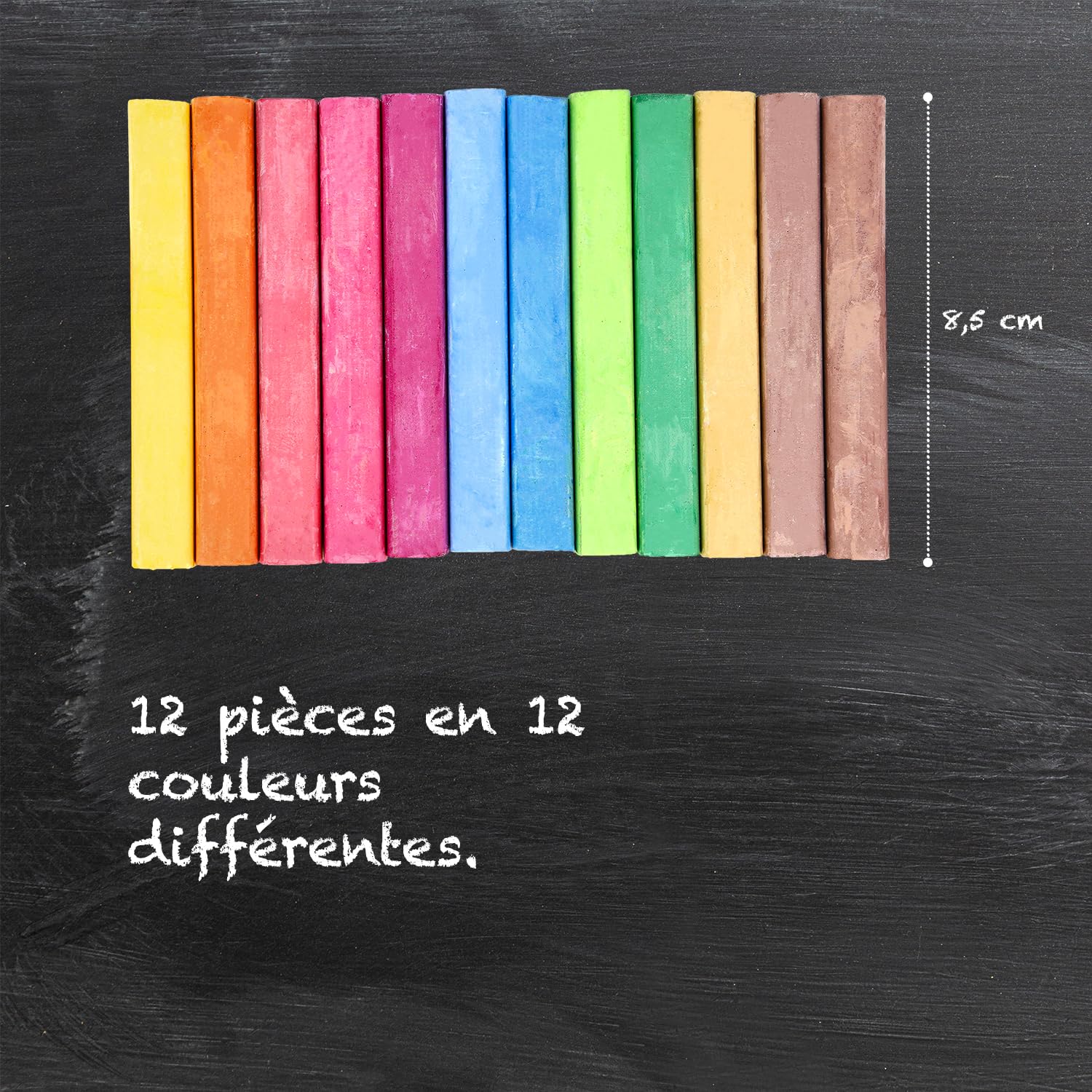 6 Pcs Craie Hydrosoluble Pour Enfants Craie Sans Poussières