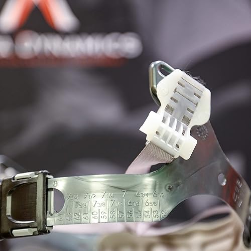 Miniatura 5 de Malta Dynamics Casco duro de suspensión fabricado en Estados Unidos de 4 puntos, estilo de tapa de trinquete, casco de construcción para mayor