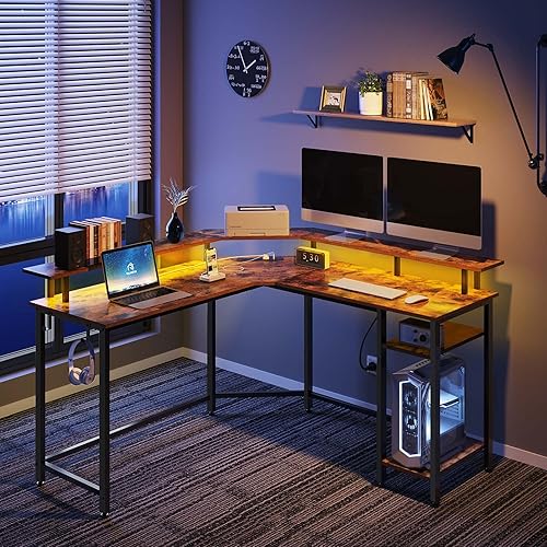 Best L-shaped gaming desk under $200