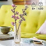 LEGO Botanicals Les Fleurs de Cerisier - Jouet de Construction de Fleurs Artificielles - Décoration Florale pour la Maison ou Le Bureau - Cadeau sur la Nature pour Fille dès 8 Ans & Ado 40725 - 2