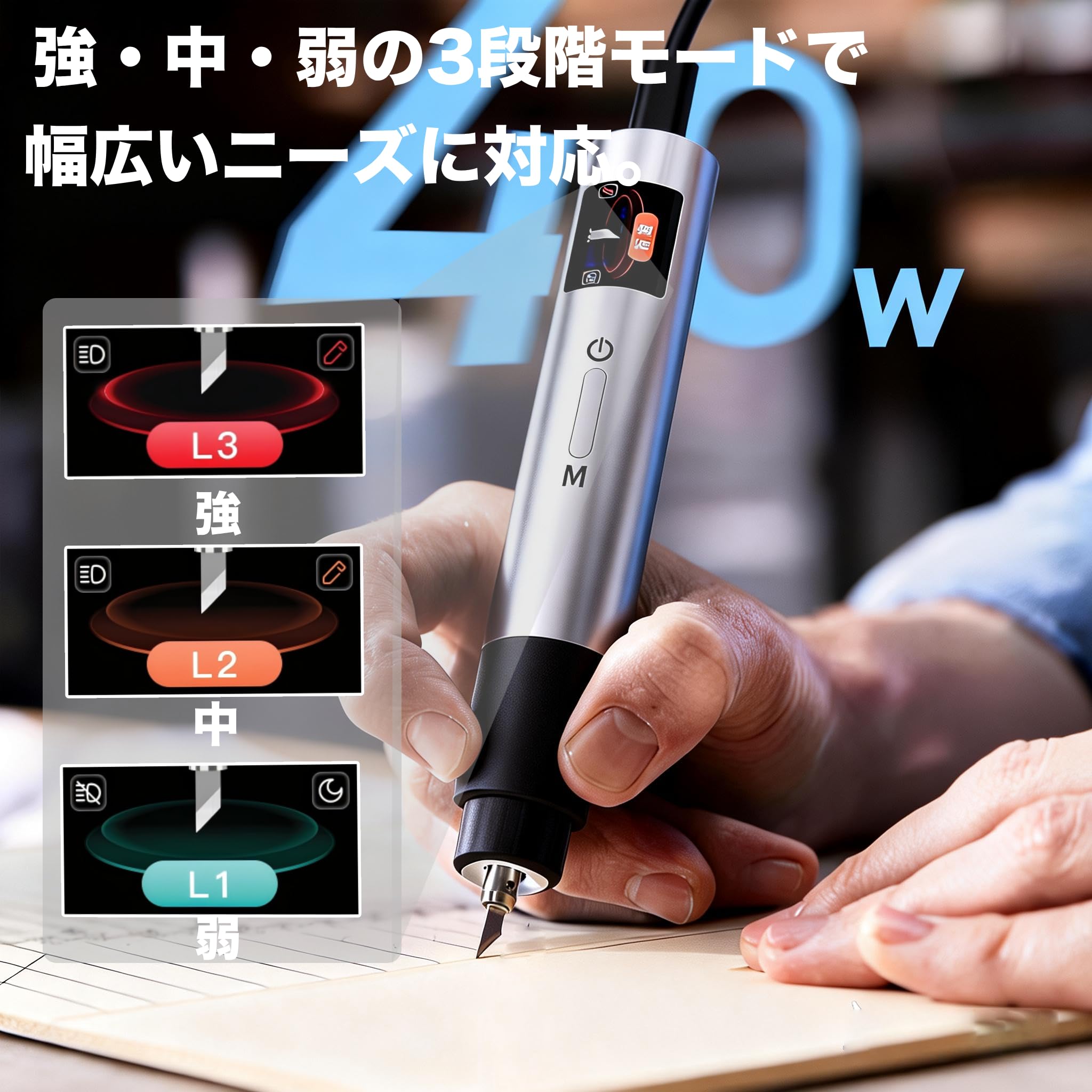 Amazon.co.jp: 超音波カッター 50枚替刃付き : DIY・工具・ガーデン