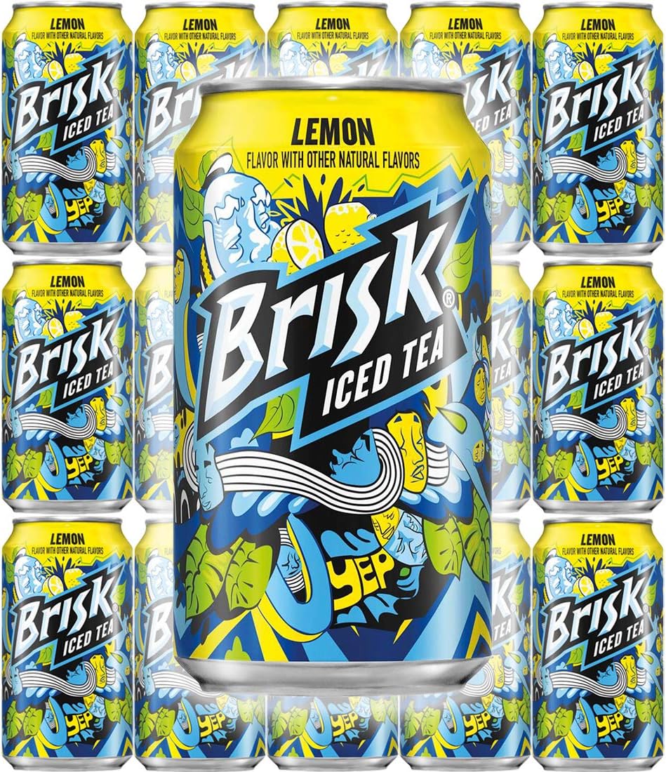 Lemon, 12oz Cans (Pack of 15, Total of 180 Fl Oz)
