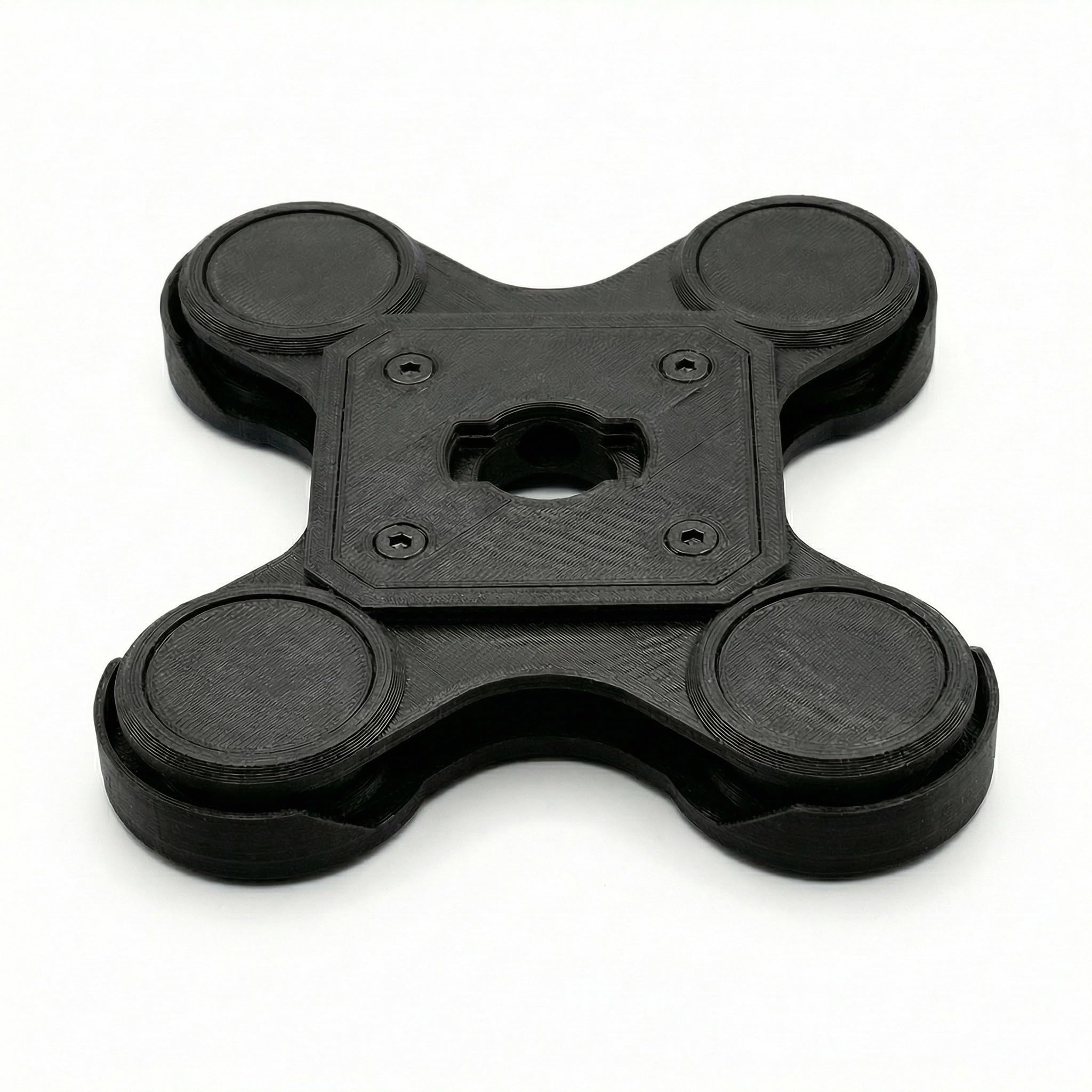 AXON Recorder MOLLE Attachment Holder, Black, Tactical Gear Mount Systemc Carbon Fibre Style (Magnetic-Attachment Style)