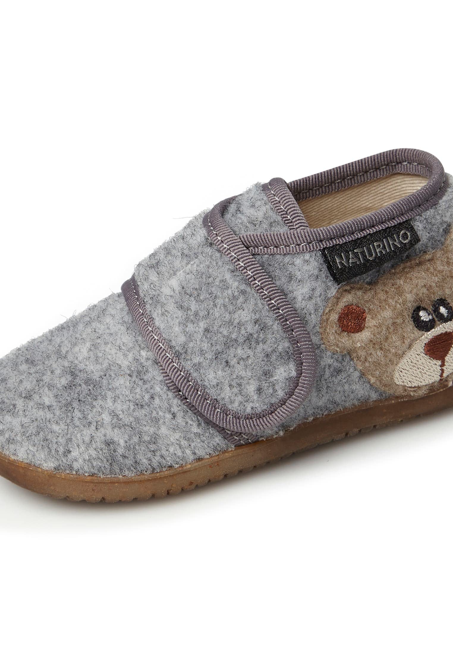 Naturino Pantofole con Patch Orso