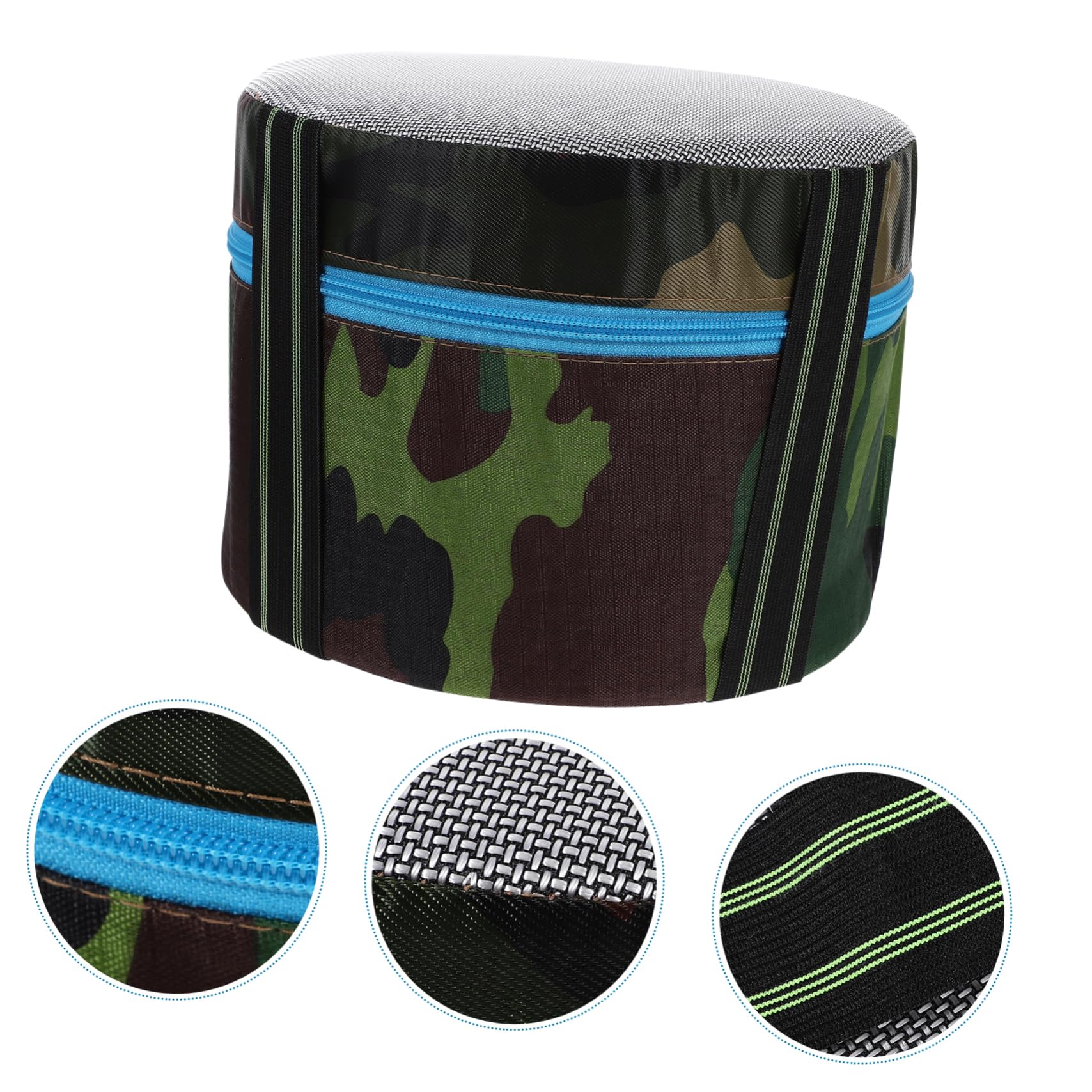 WEKADRIN Portable Foam Stool for Camping Fishing and Gardening Lightweight High Outdoor Weeding Stool Camouflage for and Comfort