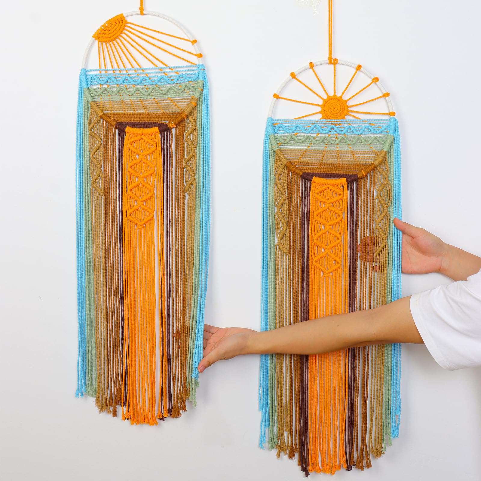Macrame tapestry ♡BIGsize　サンセット　オーダー注文にて Macrame tapestry ♡BIGsize サンセット オーダー注文にて