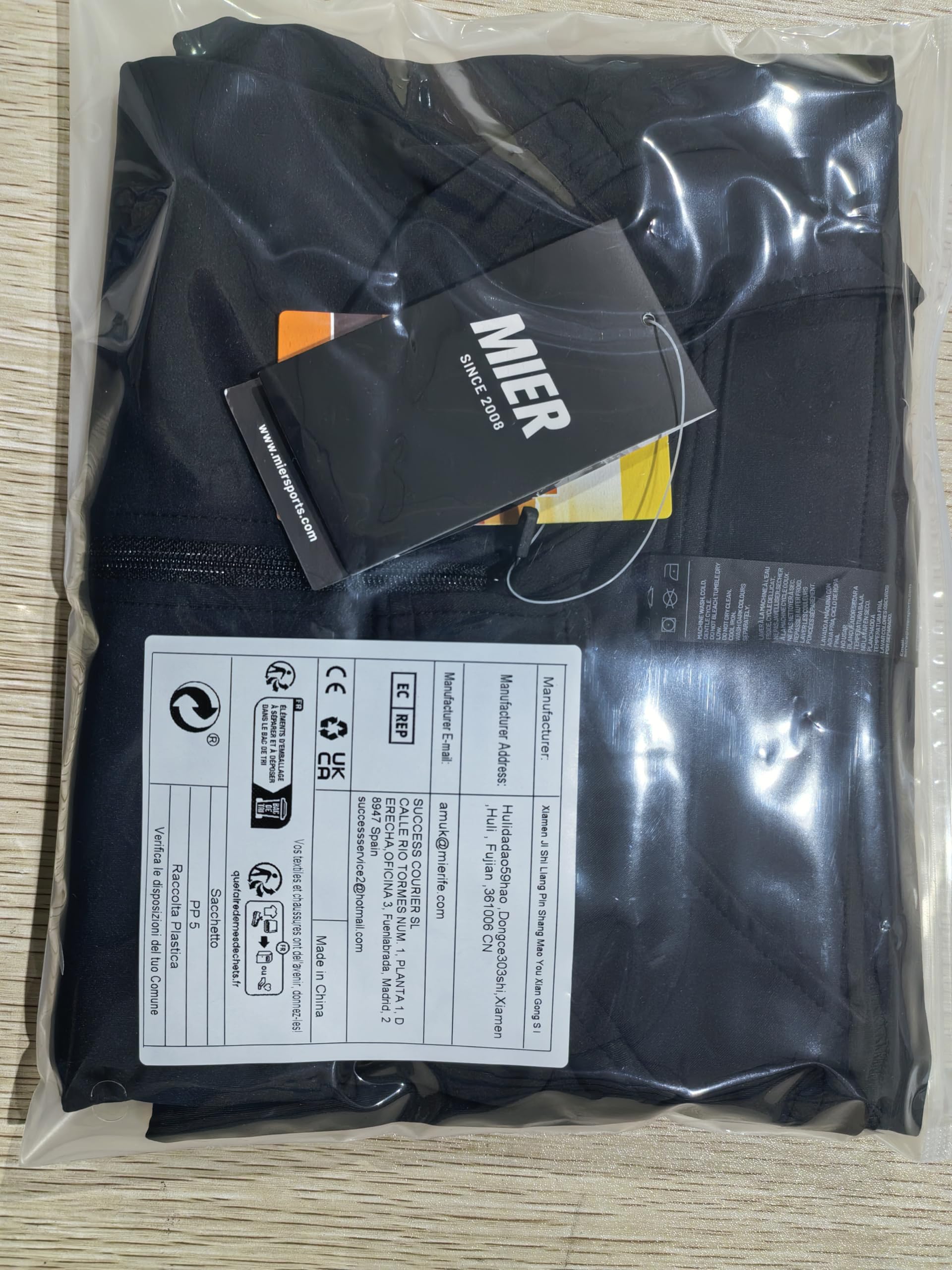 MIER Camiseta de manga larga para hombre Dry Fit Gym Shirts 1/4 cremallera tops para correr UPF 50 + entrenamiento transpirable Deportes atléticos