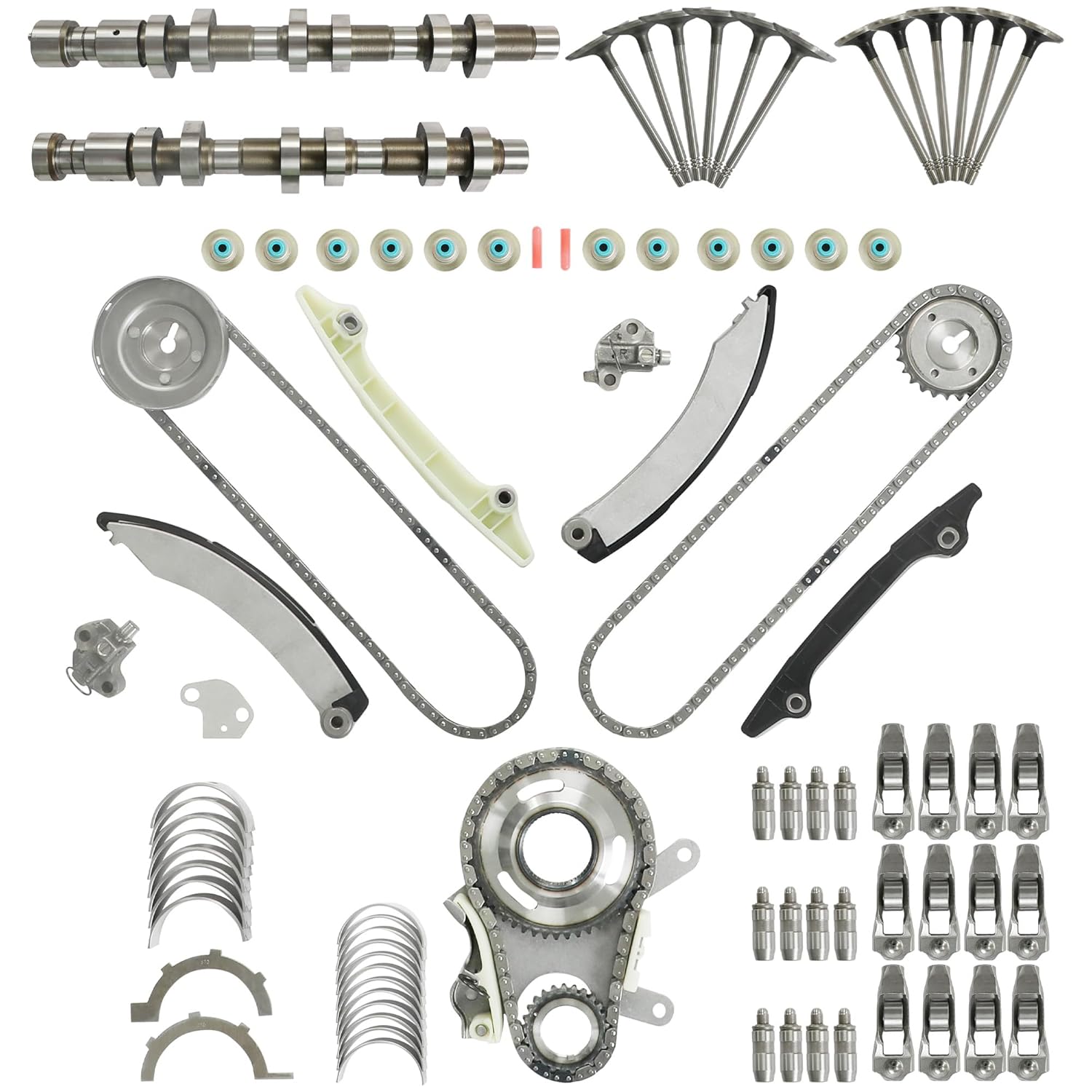 Head Gasket Set Head Bolts Fit for Dodge Dakota Durango Mitsubishi Nitro Ram 1500 Jeep Commander Grand Liberty Ram 1500 Dakota 3.7L 2005-2012 HS26229PT-1 ES71129-1 53020747AB