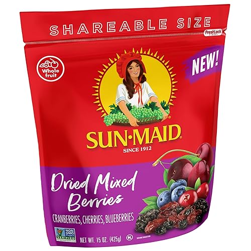 Miniatura 13 de Sun-Maid Rebanadas de mango seco, bolsa resellable de 15 onzas, endulzado con azúcar de caña, aperitivo de frutas secas para almuerzos y aperitivos