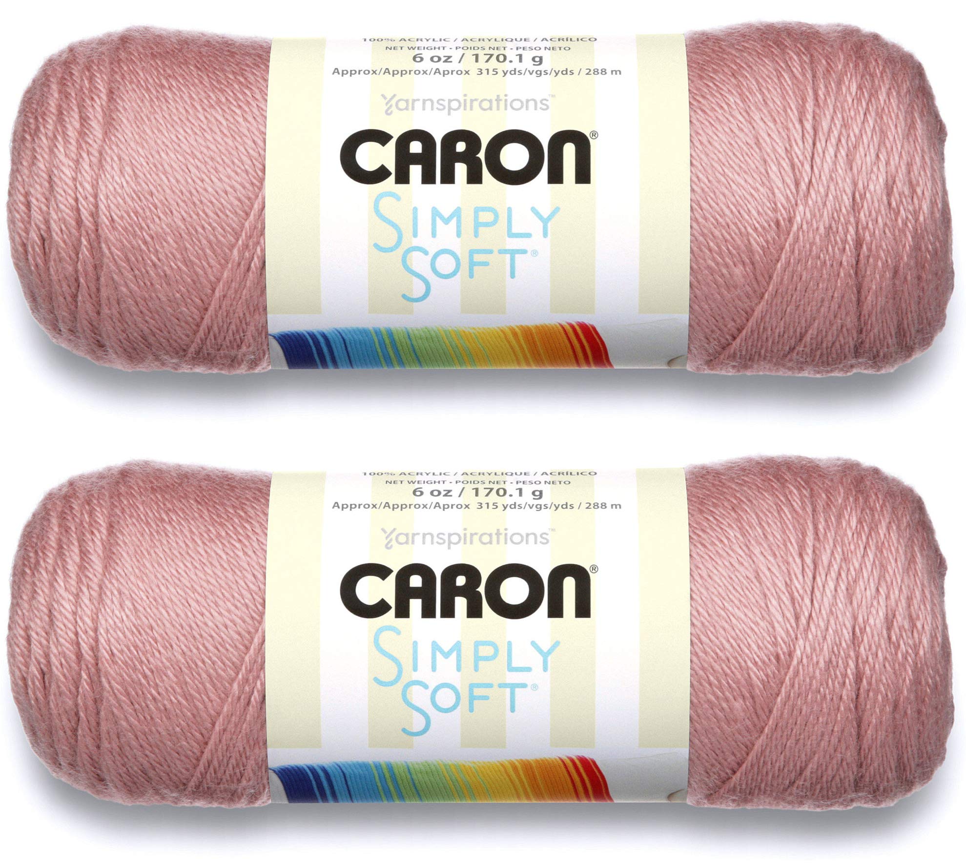 CaronSimply Soft-Pack of 2 Balls-170g Each Ball-Victorian Rose