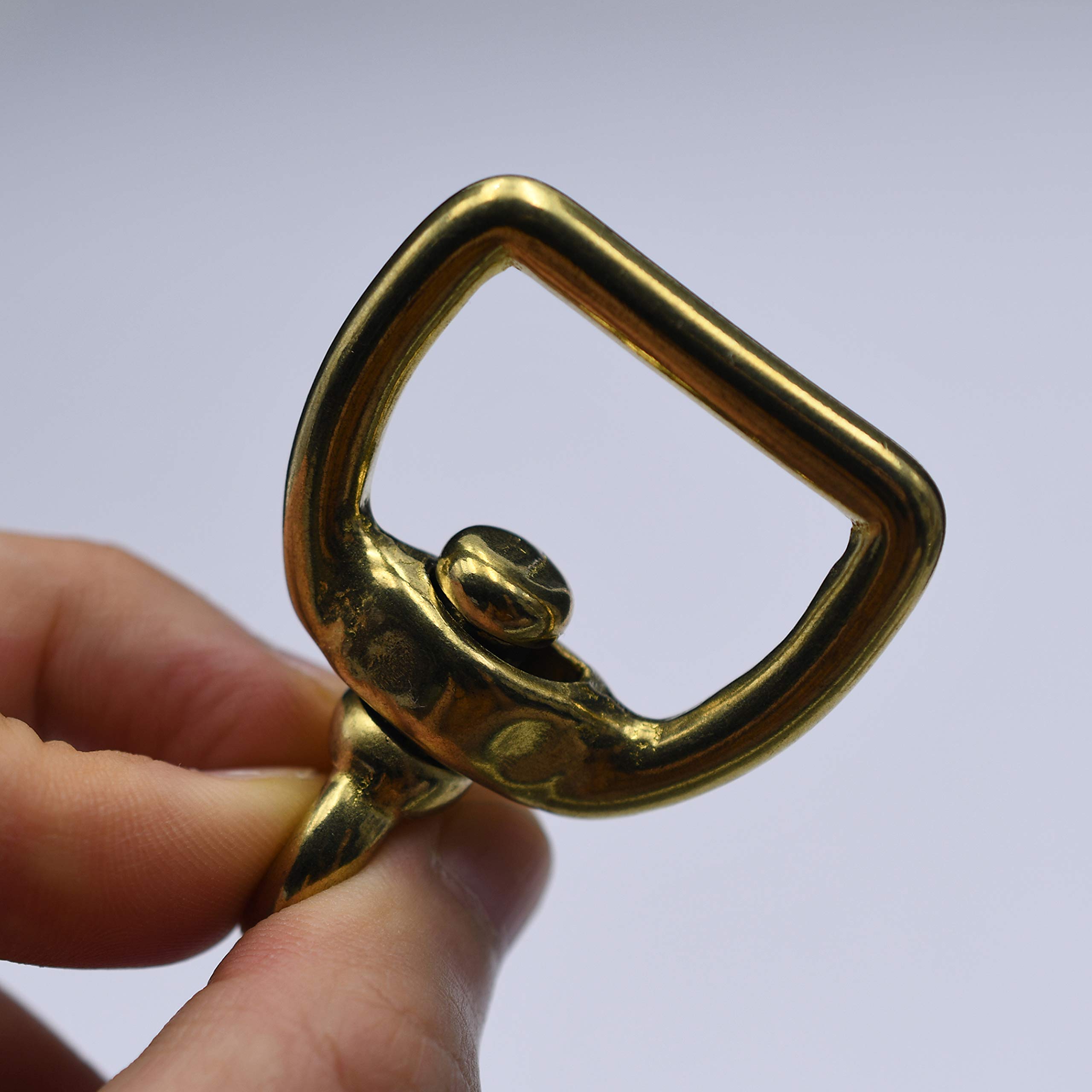 Girelle In Acciaio Inox Per Falconeria - Taglia 5, 6.3 Cm, Antigroviglio - Foto 2