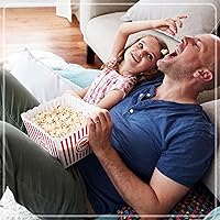 Vista 7 de Nostalgia Air Popper Popcorn Maker – 16 Cups Oil-Free Pop Corn – Includes 4-oz Measuring Cup – Perfect for Family Movie Nights – White