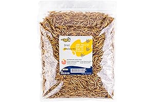 Premium Natural 2 Lbs Dried Mealworms for Wild & Backyard Birds