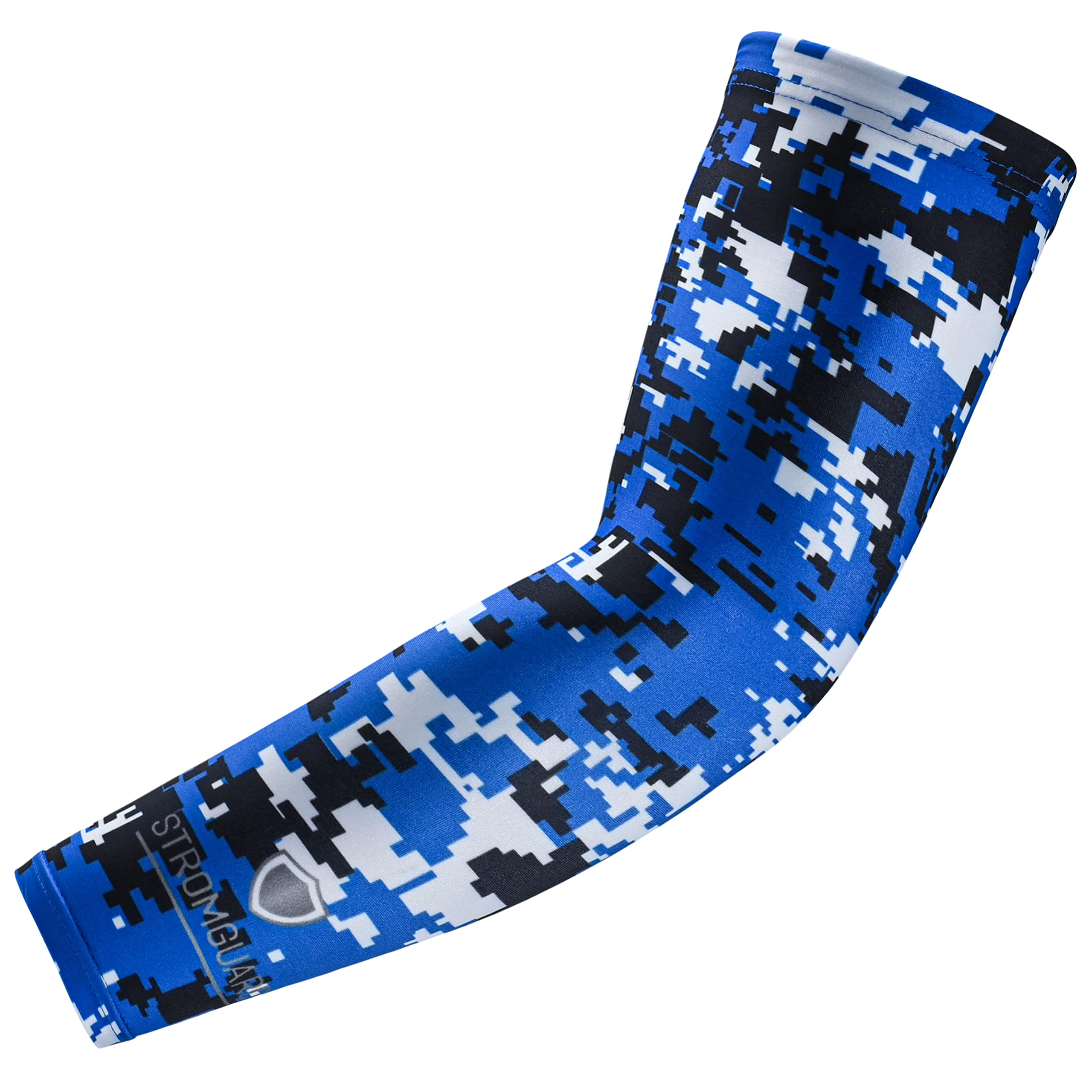 Stromguard Manga deportiva de compresión para brazo, camuflaje digital, béisbol, fútbol, baloncesto, (una manga para brazo)