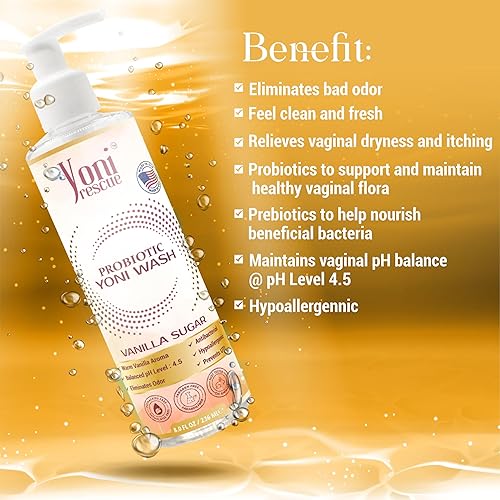 Miniatura 4 de Pure Probiotic Yoni Wash - Lavado femenino de equilibrio de pH natural para mujeres, esencial humedad, lavado vaginal, desodorante hidratante