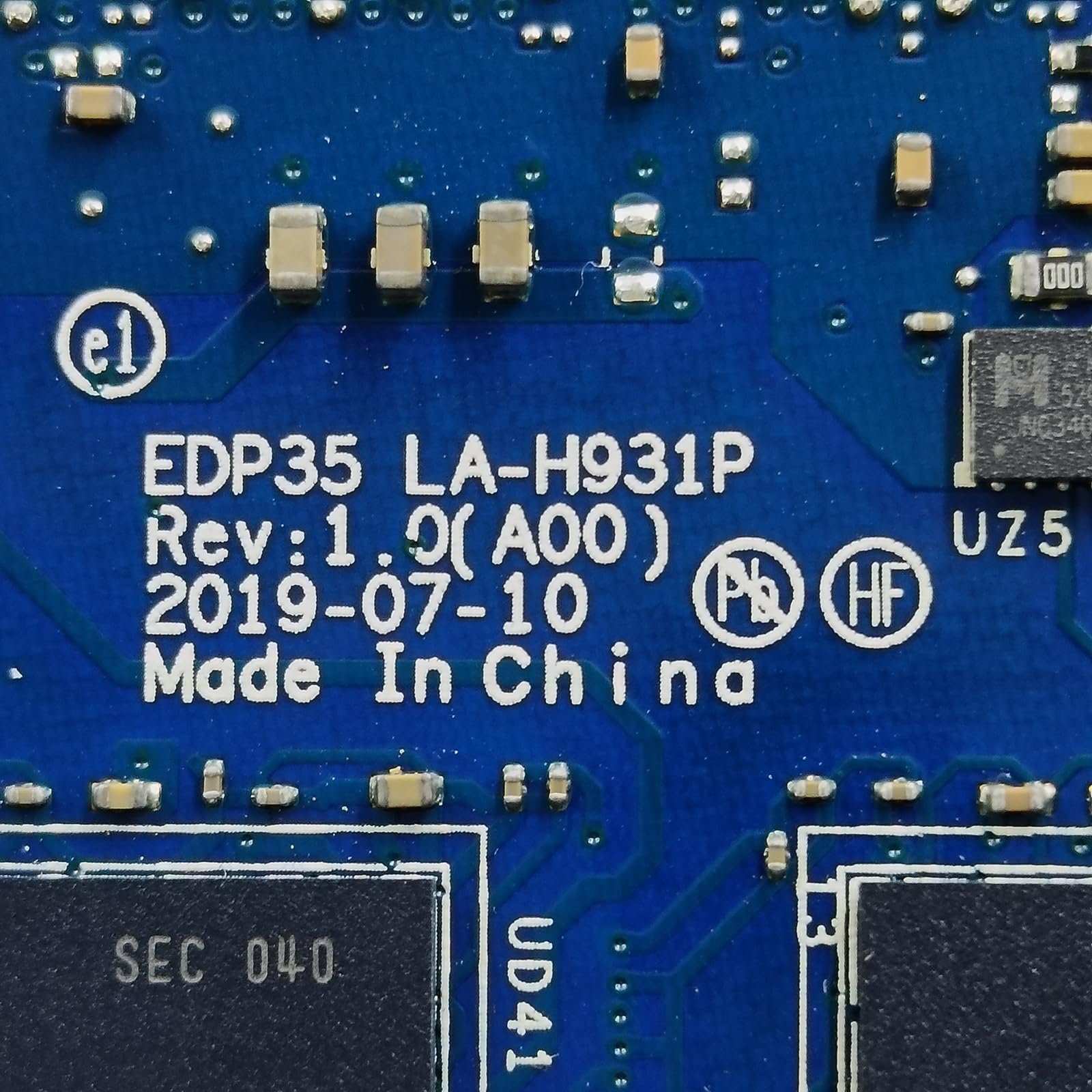 Amazon.co.jp: 交換用 Dell XPS 13 7390 マザーボード EDP35 LA-H931P