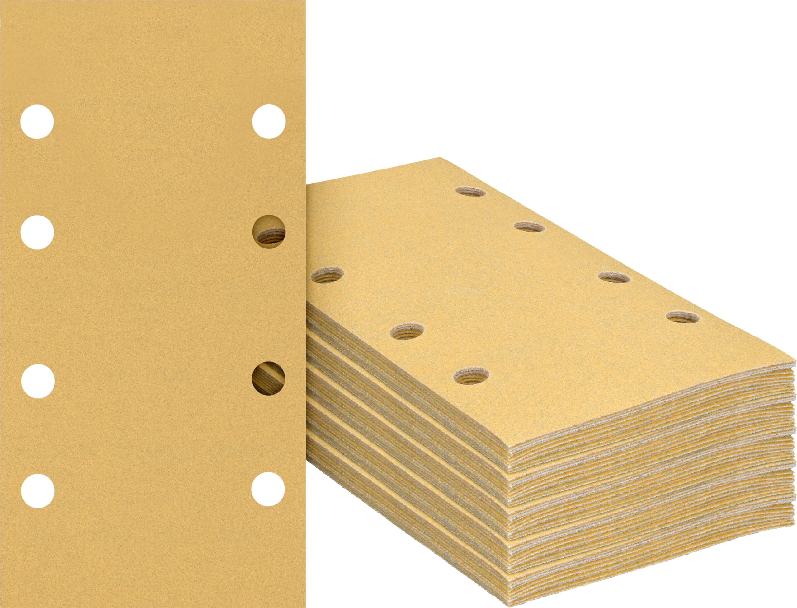 Bosch Expert C470 - Juego de 50 papeles de lija (para pintura sobre madera, madera dura, Ø 93 x 186 mm, grano 10 x 60, 10 x 80, 10 x 120, 10 x 180, 10 x 240, accesorio profesional, lijadora orbital)