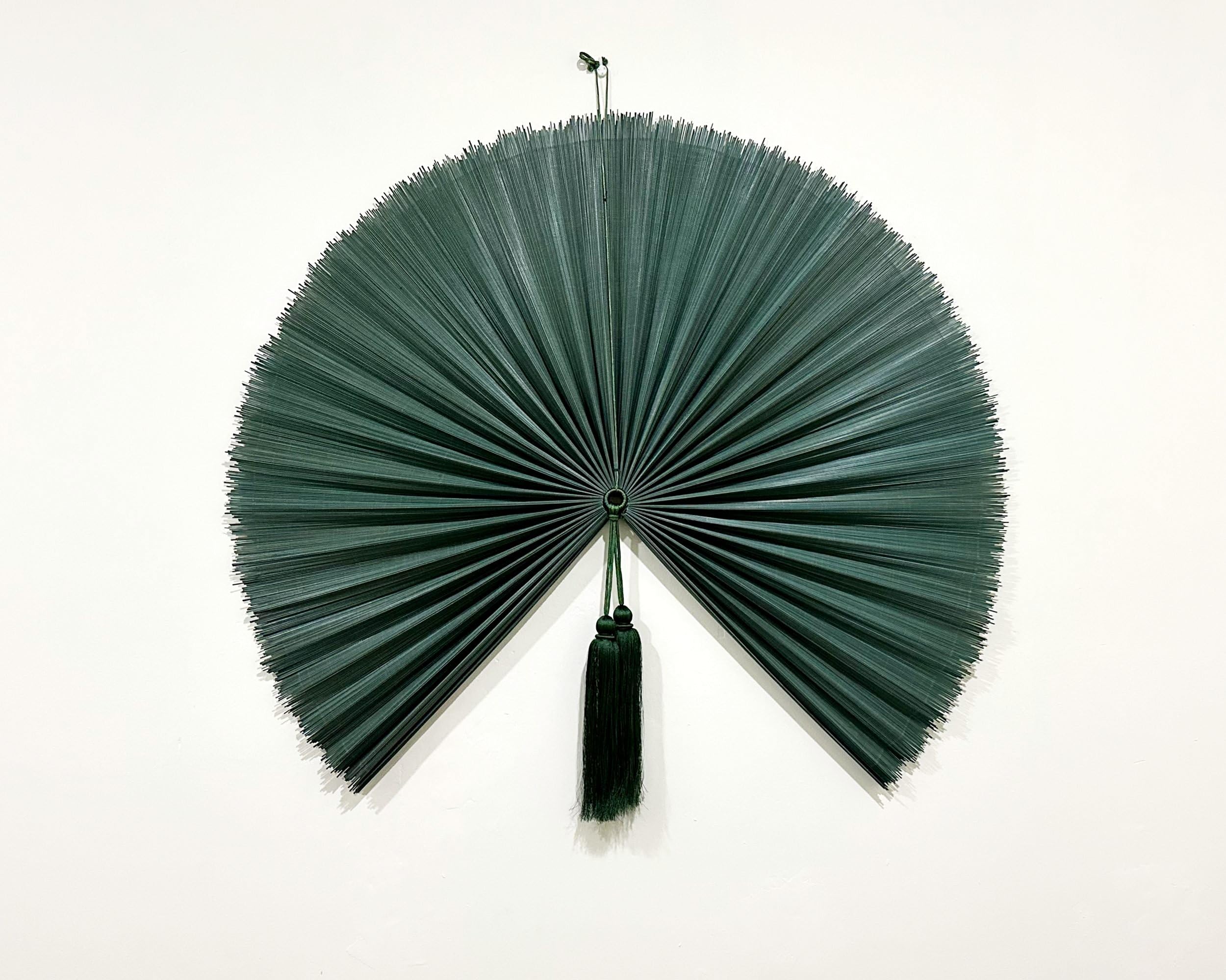 Wandventilator aus Bambus, 50,8 x 101,6 cm, modern, natürlich/umweltfreundlich, umweltfreundliche Bambus-Konstruktion, ganzjährig dekorative Vielseitigkeit und natürliche Kühlung