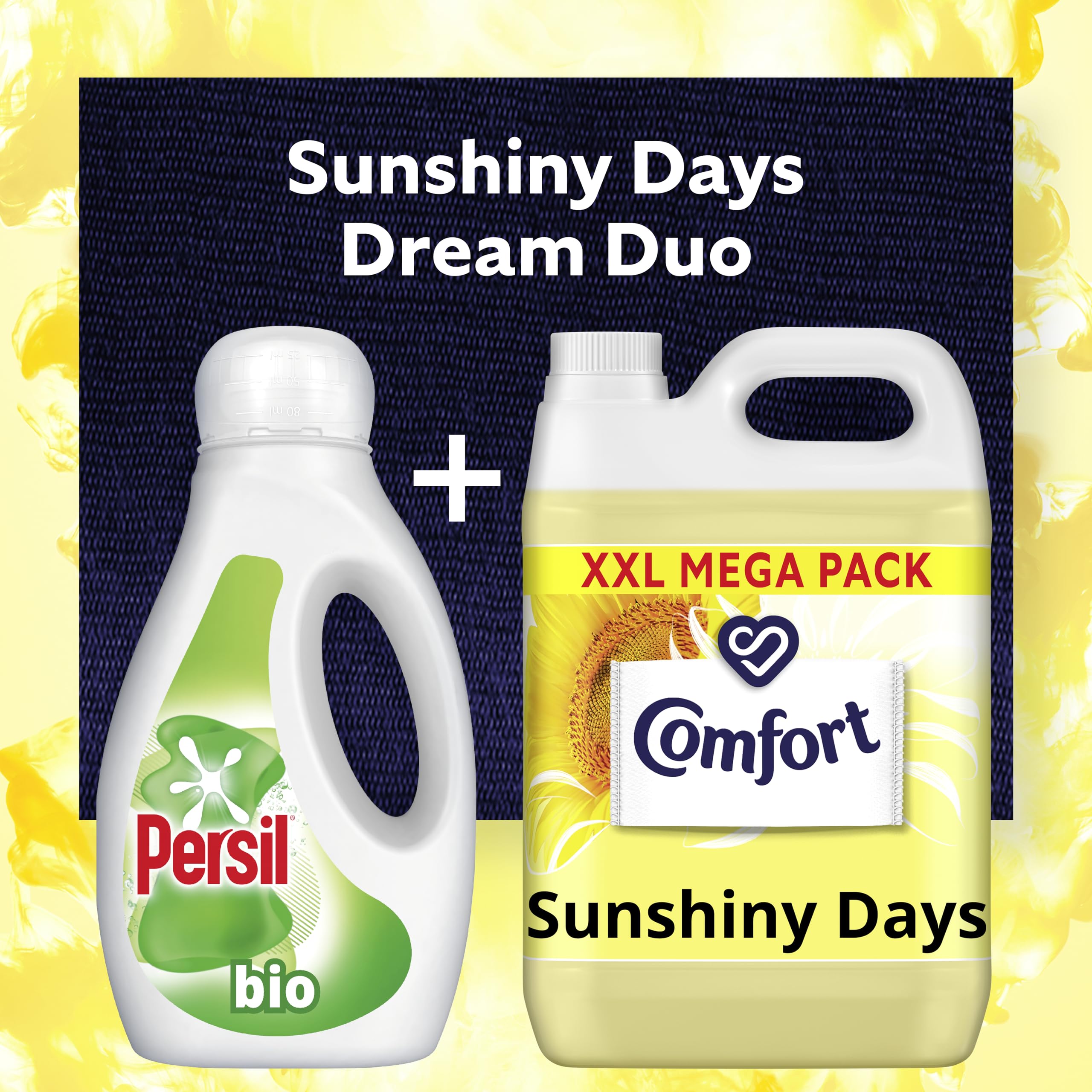 Comfort Sunshiny Days Odżywka do tkanin z technologią Stay Fresh zapewnia 100 dni świeżości + zapach; 160 szt. prania 4800 ml, 1 sztuka