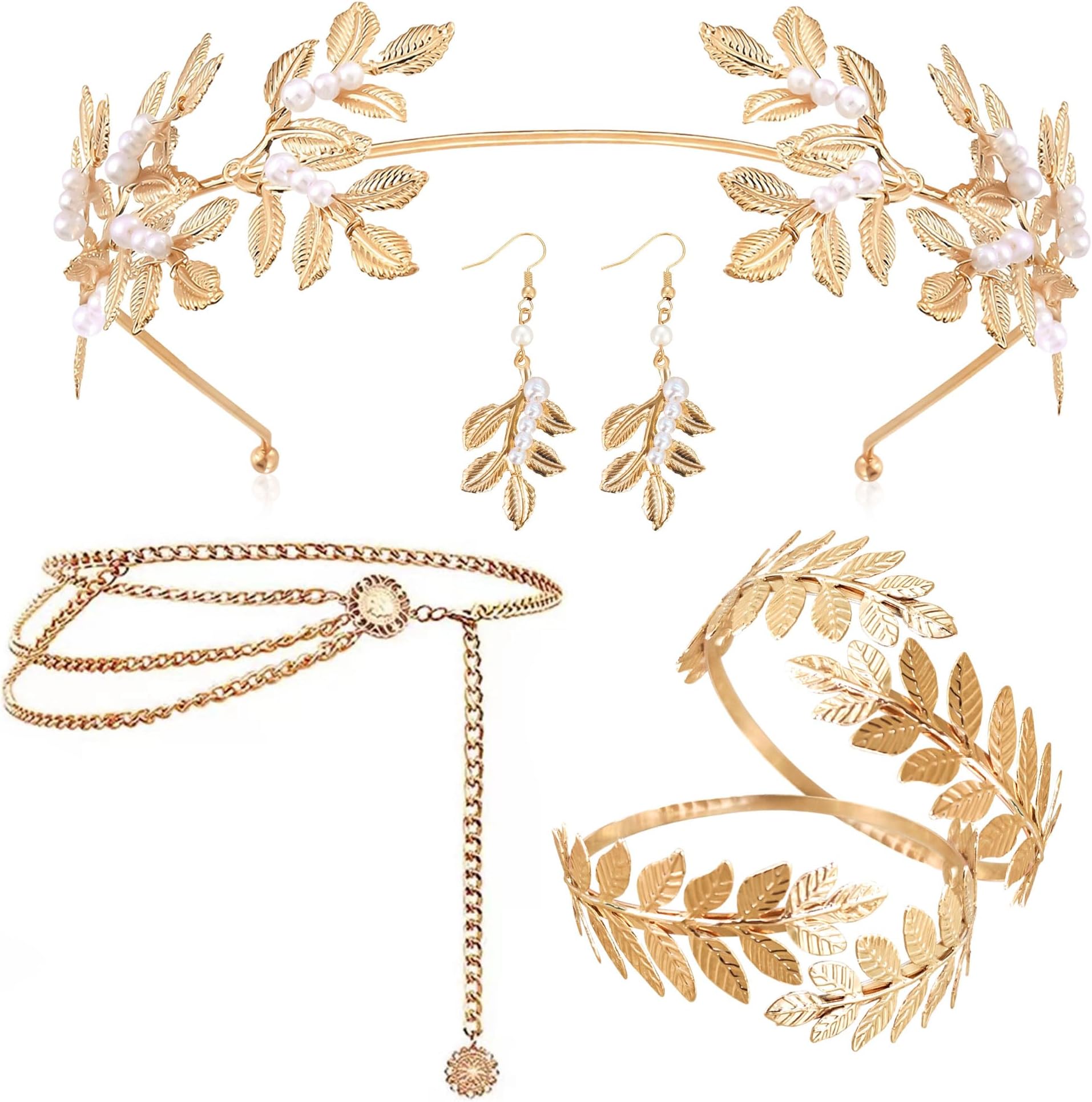 Greek Goddess Costume Accessories Women Grecian Costume for Cosplay