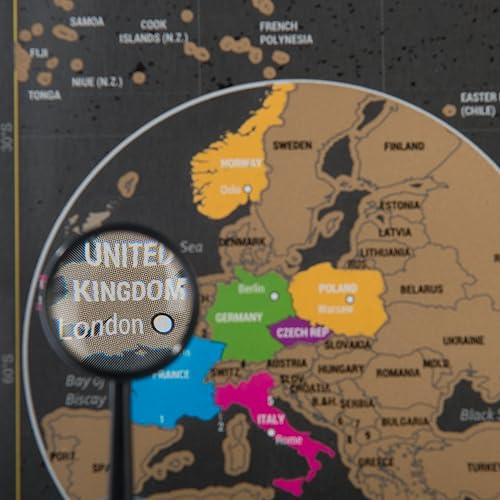 Miniatura 14 de Póster de 100 cosas que hacer con la familia para rascar, pósteres artísticos de pared, decoración de pared de cocina, arte para rascar, póster