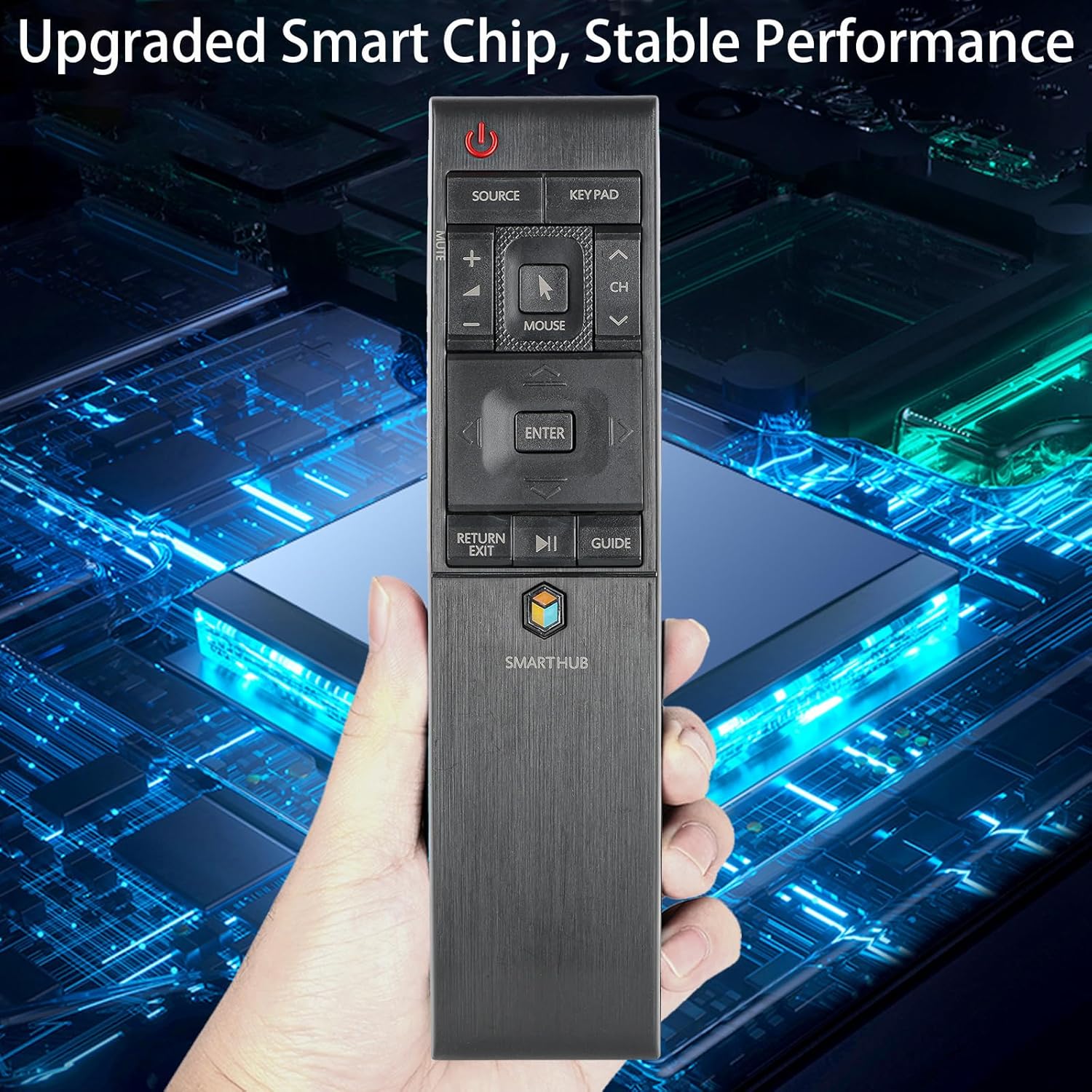 BN59-01220E RMCTPJ1AP2 Remote Control Compatible with Samsung HUB 4K Curved TV UN55JU6700F UA55JS8000W UA55JS9000W Replacement Controller BN59-01220A BN59-01220G (No Voice & Touch Pad Function) 6 814sjqlWiGL. AC SL1500