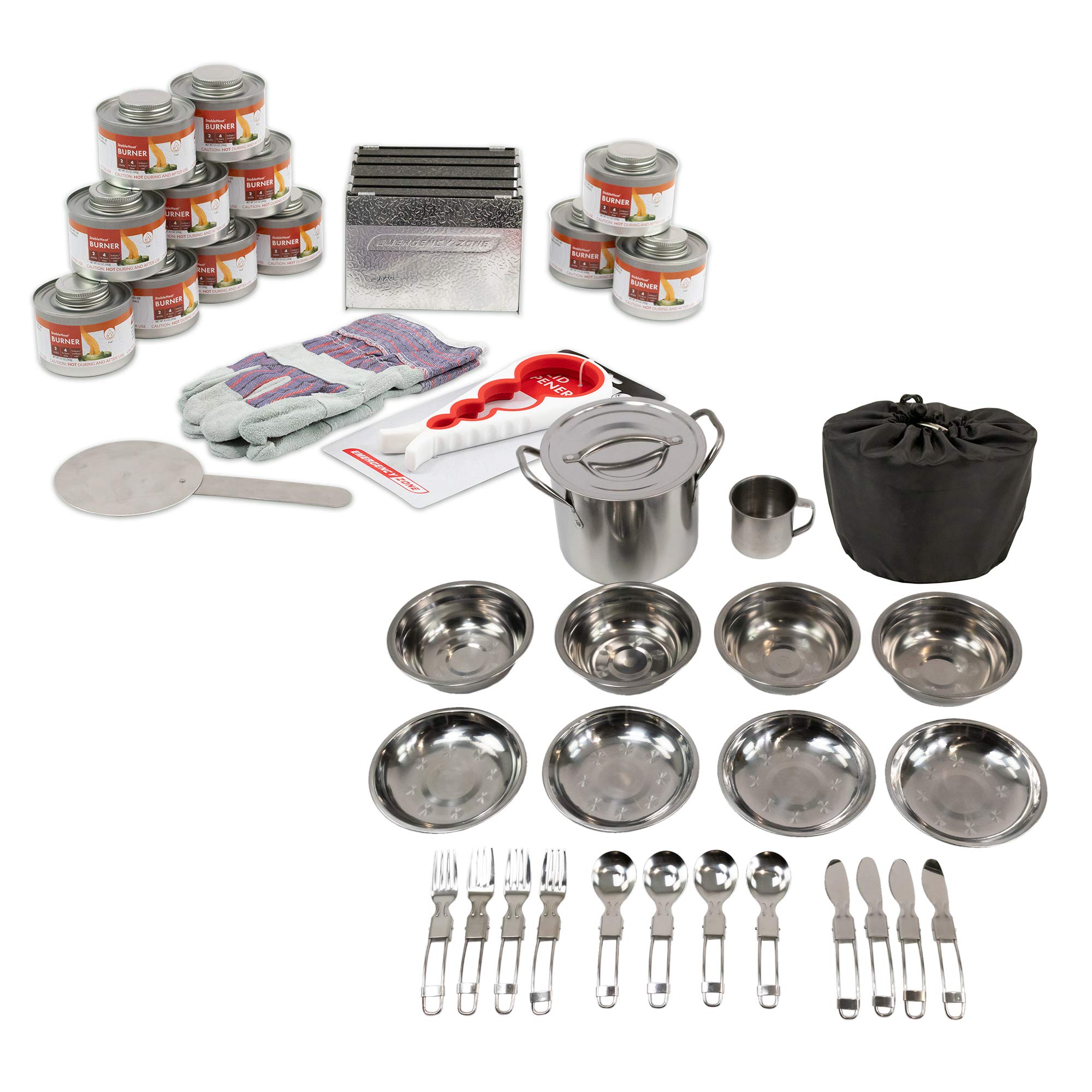 Buy New & Improved! Emergency Cooking Fuel Premium Storage Set, 20