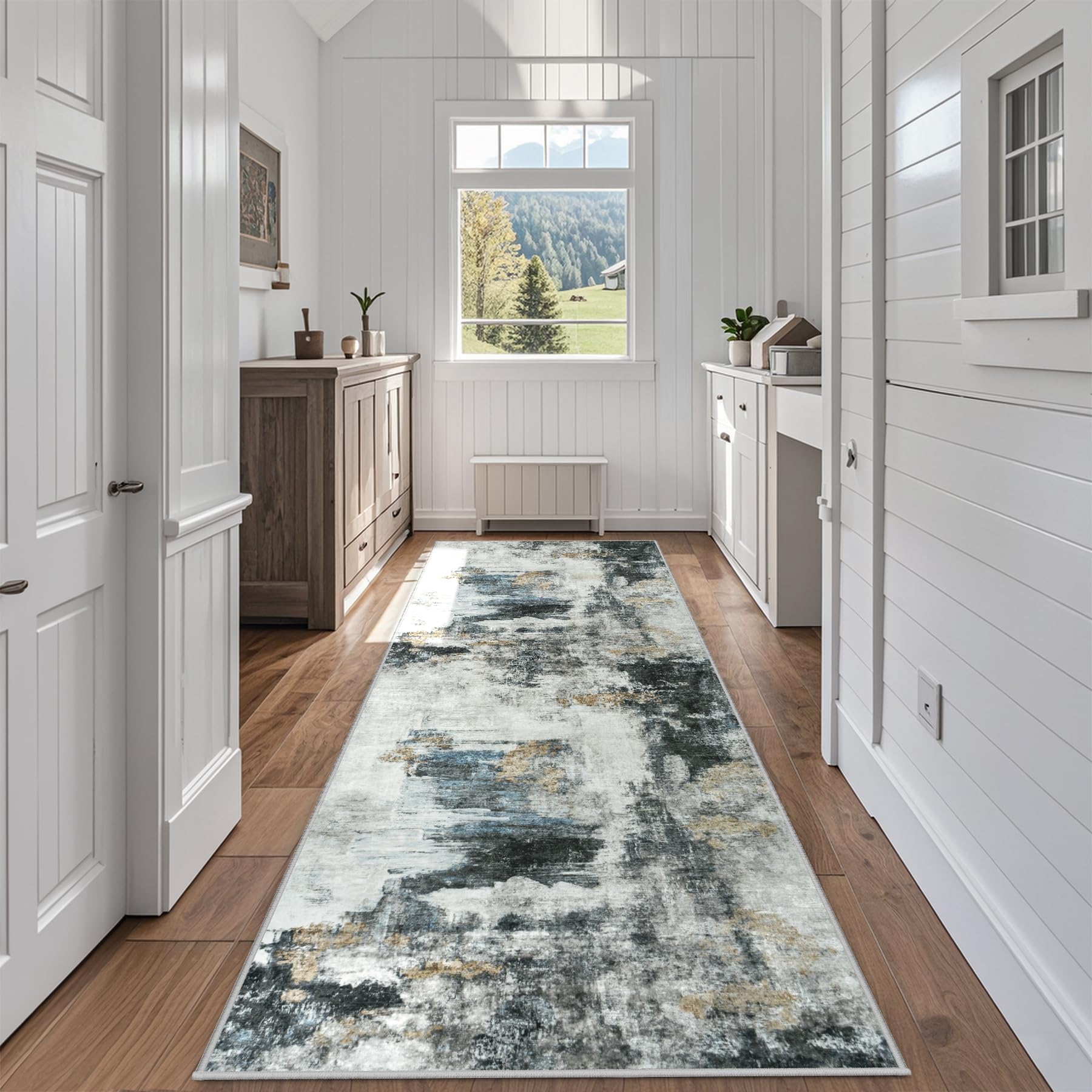 Tapis de couloir pour animaux lavable et adapté à la cuisine