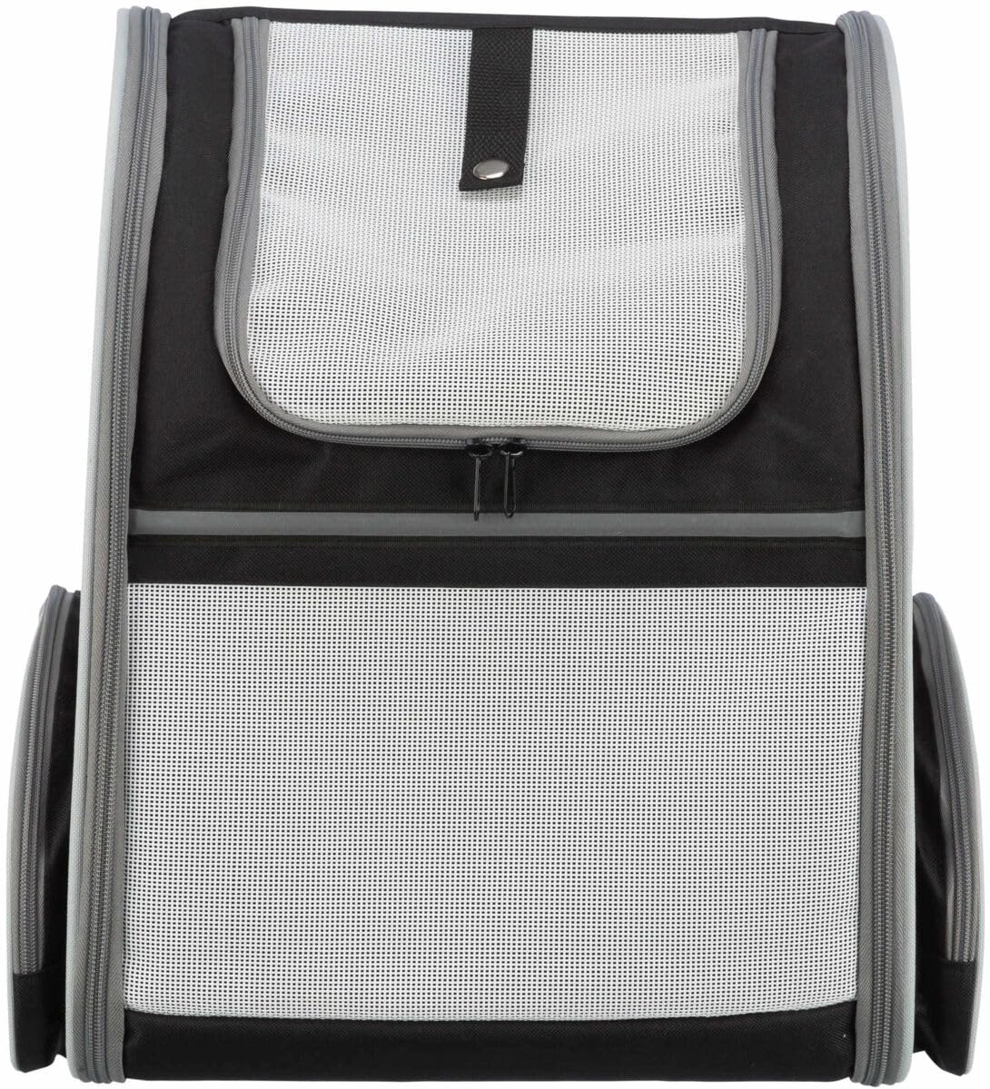 TRIXIE Zaino Chloe, 39 × 43 × 27 cm, grigio chiaro/nero